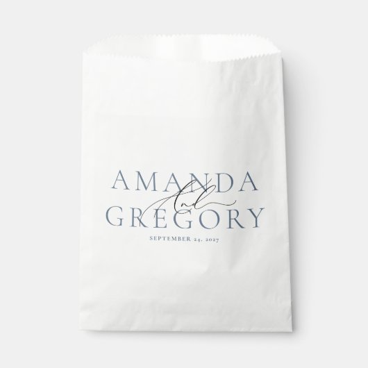 und Script Elegant Serif-Namen Geschenktütchen (Vorderseite)