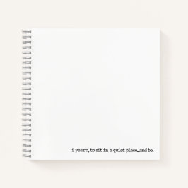 "...und sein." Fachmagazin für Spiralgedichte Notizblock