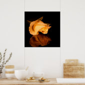 Und sein Sie mein Valentine | Geliebte Leinwand Poster (Küche)