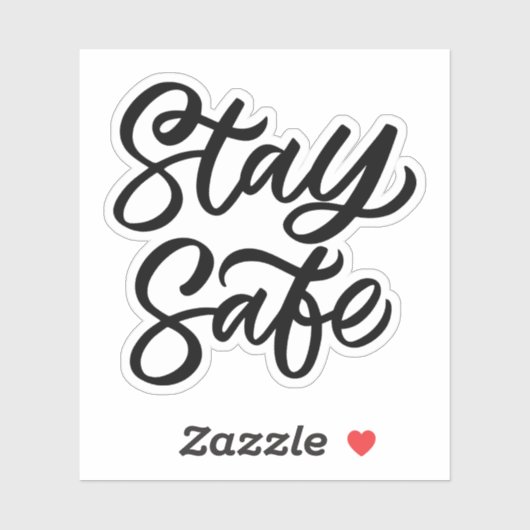 Und sicher Bleibe Aufkleber (Blatt)