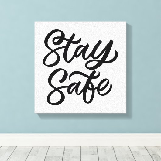 Und sicher Bleibe Leinwanddruck (Insitu (Holzboden))