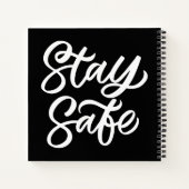 Und sicher Bleibe Notizblock (Rückseite)