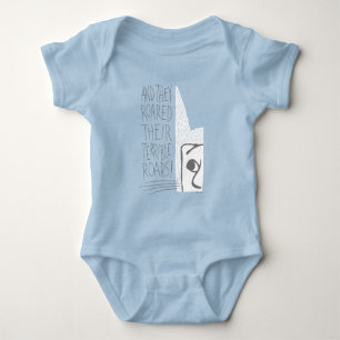 Und sie brüllten ihre fürchterlichen Brüller! Baby Strampler