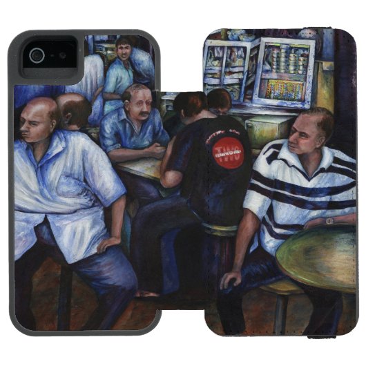 Und...sie hat den Mailman Verheiratet Incipio iPhone Geldbeutel-Hülle (Folio Geöffnet)