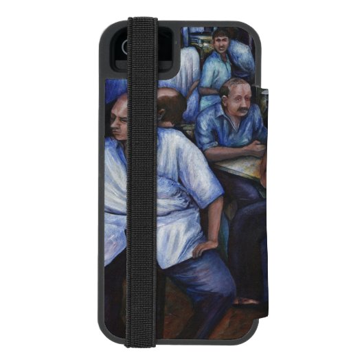 Und...sie hat den Mailman Verheiratet Incipio iPhone Geldbeutel-Hülle (Folio Rückseite)