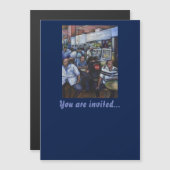 Und...sie hat den Mailman Verheiratet Magneteinladung (Vorne/Hinten)