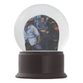 Und...sie hat den Mailman Verheiratet Schneekugel (Rückseite)