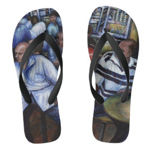 …und sie heiratete den Briefträger Badesandalen