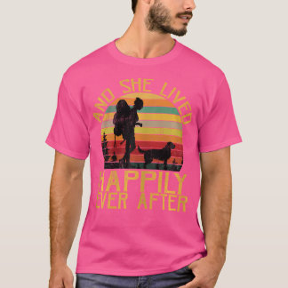 Und sie lebte glücklich immer nach dem Camping wan T-Shirt