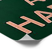 Und sie lebte glücklich Katzen, die vertikal surfe Poster (Ecke)