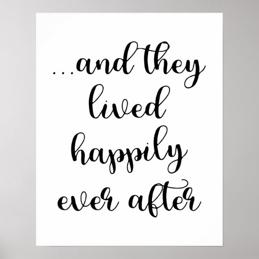 ...und sie lebten glücklich immer nach dem Poster (Vorne)