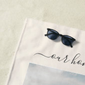 Und sie lebten glücklich, immer nach Flitterwochen Strandtuch (Beispiel)