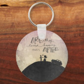 Und sie lebten schlüsselanhänger (Vorderseite)