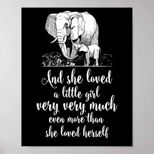 Und sie liebte ein kleines Mädchen noch viel mehr Poster (Vorne)