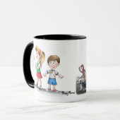 "Und sie nannten es "Welpe Liebe" Tasse (Vorderseite Links)