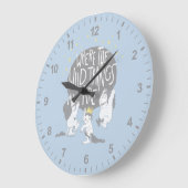 Und sie rockten ihre schrecklichen Ruder! Große Wanduhr (Winkel)