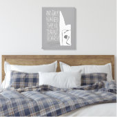 Und sie rockten ihre schrecklichen Ruder! Leinwanddruck (Insitu (Schlafzimmer))