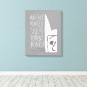 Und sie rockten ihre schrecklichen Ruder! Leinwanddruck (Insitu (Holzboden))