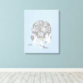 Und sie rockten ihre schrecklichen Ruder! Leinwanddruck (Insitu (Holzboden))