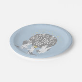 Und sie rockten ihre schrecklichen Ruder! Pappteller (Schrägansicht)