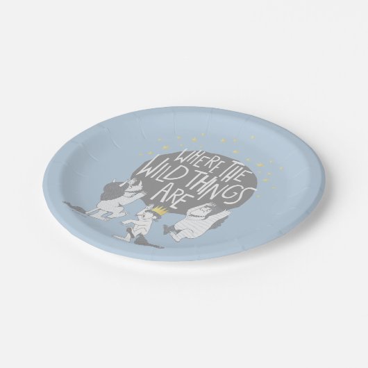 Und sie rockten ihre schrecklichen Ruder! Pappteller (Schrägansicht)