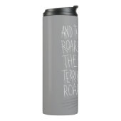 Und sie rockten ihre schrecklichen Ruder! Thermosbecher (Nach links gedreht)