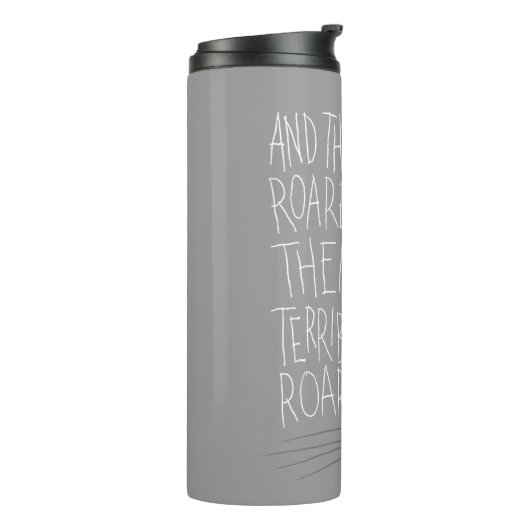 Und sie rockten ihre schrecklichen Ruder! Thermosbecher (Nach links gedreht)