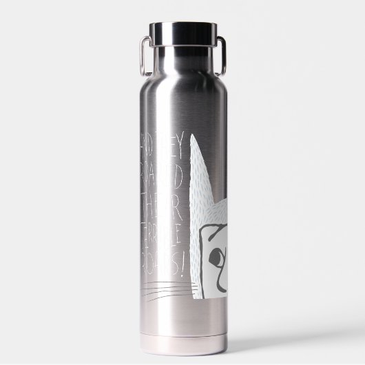 Und sie rockten ihre schrecklichen Ruder! Trinkflasche (Vorne)