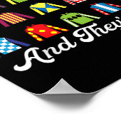 Und sie sind abseits von Pferderennen Derby Day Fu Poster (Ecke)