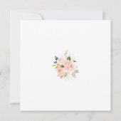 Und sie sind auf dem Weg in die Altar! Brautparty Dankeskarte (Rückseite)