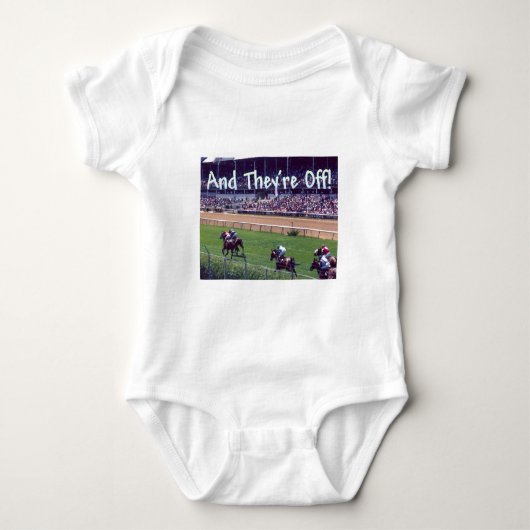 Und sie sind aus! baby strampler (Vorderseite)
