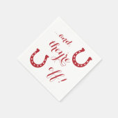 Und sie sind weg von Derby Serviette (Ecke)