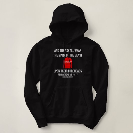 Und sie tragen das Zeichen der Bestie - Anti T Hoodie (Design vorne)