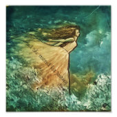 Und sie vertraute ihrer Reise.. Fotodruck (Vorne)