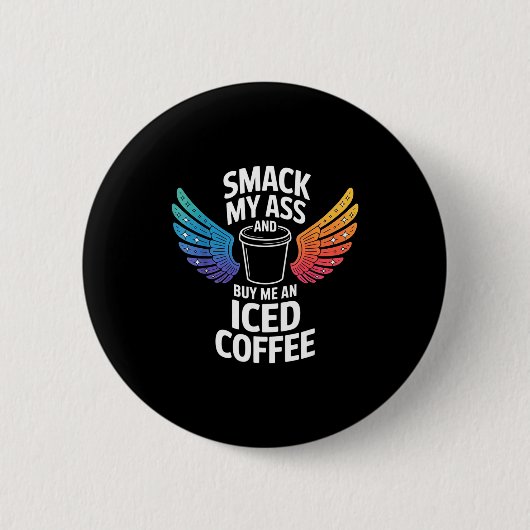 Und Smack Buy Eiskaffee Button (Vorderseite)