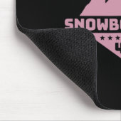 Und Snowboard Mountain Snowboard Snowboarder W Mousepad (Ecke)