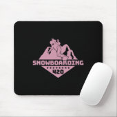 Und Snowboard Mountain Snowboard Snowboarder W Mousepad (Mit Mouse)