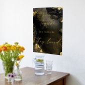 Und so bauten sie zusammen ein Leben, das sie lieb Foliendrucke (Ablage(Küche))