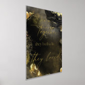 Und so bauten sie zusammen ein Leben, das sie lieb Foliendrucke (Ablage )