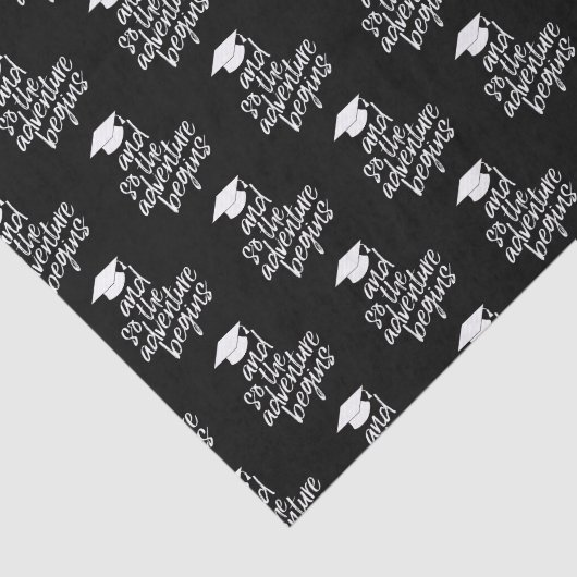 Und so beginnt das Abenteuer - Abschluss Seidenpapier (Ausschnitt)