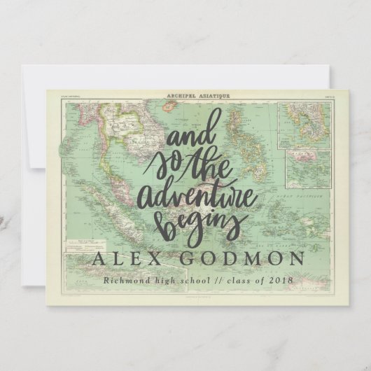 Und so beginnt das Abenteuer Ankündigung (Vorderseite)