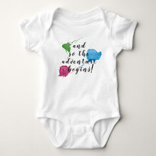 Und so beginnt das Abenteuer! Baby Strampler