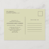 Und so beginnt das Abenteuer Foto Abschluss Einbli Einladungspostkarte (Rückseite)