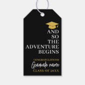 Und so beginnt das Abenteuer mit dem Black Gold Ab Geschenkanhänger (Vorderseite)