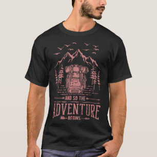 Und so beginnt das Abenteuer mit dem Hiker Backpac T-Shirt