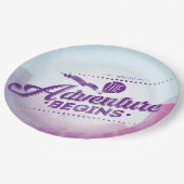 Und so beginnt das Abenteuer Pappteller (Schrägansicht)