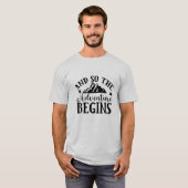 und so beginnt das Abenteuer T-Shirt (Vorne ganz)