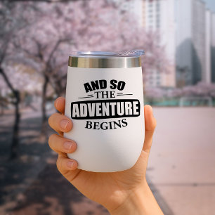 Und so beginnt das Abenteuer Travel Mug Insulted