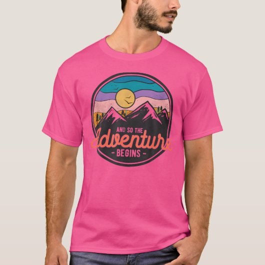 Und so beginnt das Abenteuer - Wandern - C T-Shirt (Vorderseite)