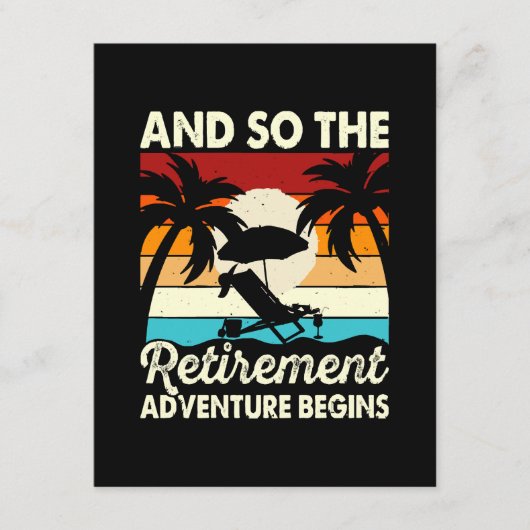 Und so beginnt das Rentenabenteuer Begleitkarte (Vorderseite)